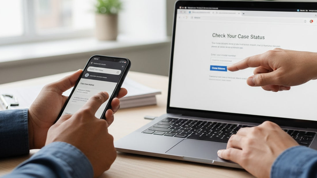 Blog Post: how to check h1b status - Professional illustration