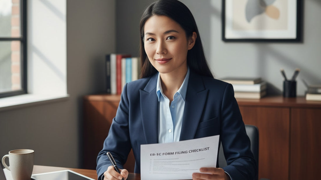 eb-1c form filing checklist - Professional illustration