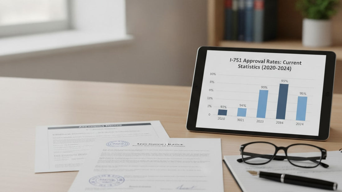 i-751 approval rate current stats - Professional illustration