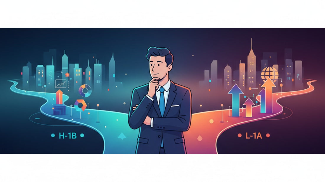 h-1b vs l-1a - Professional illustration