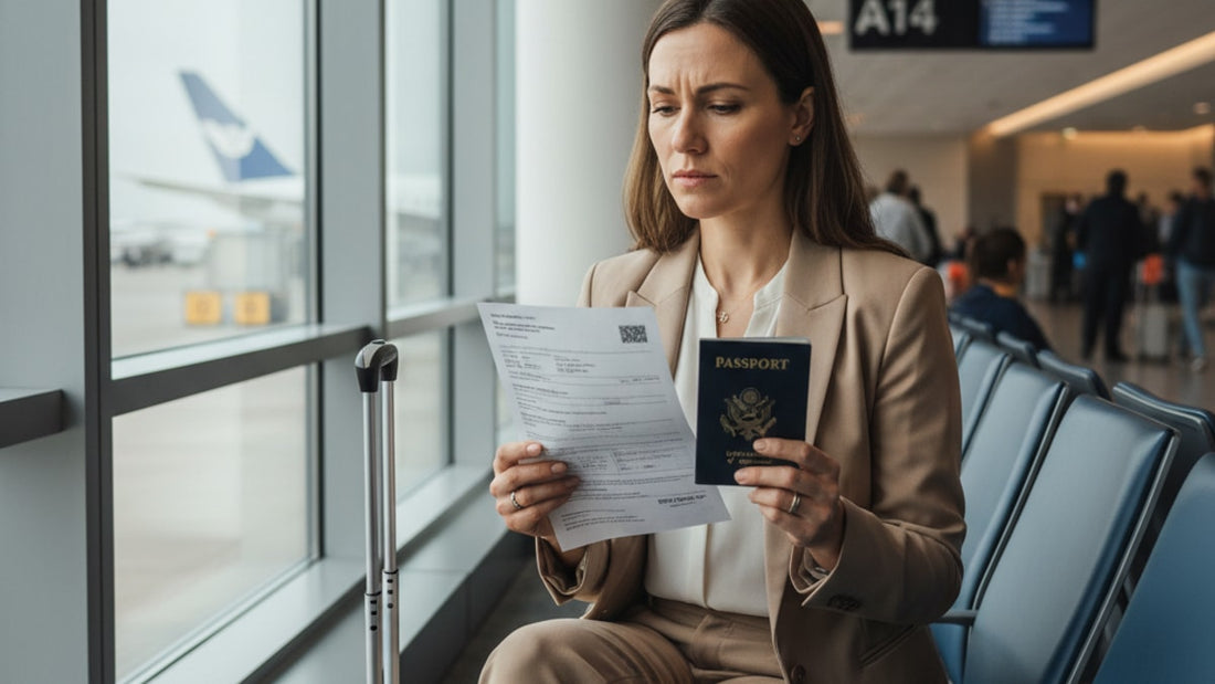 travel while pending green card - Professional illustration