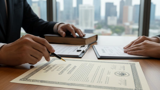 Blog Post: what is a certificate of citizenship - Professional illustration