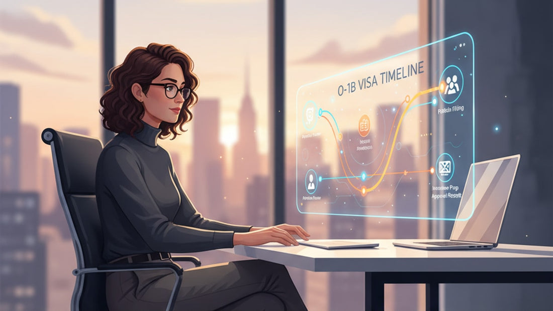 o-1b timeline - Professional illustration