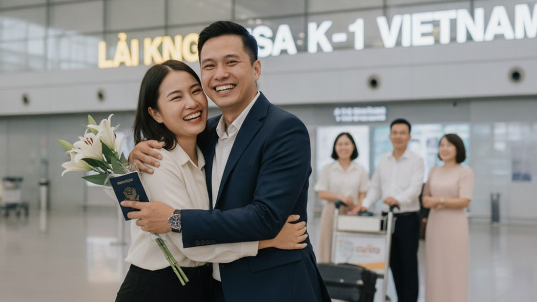k-1 visa vietnam - Professional illustration