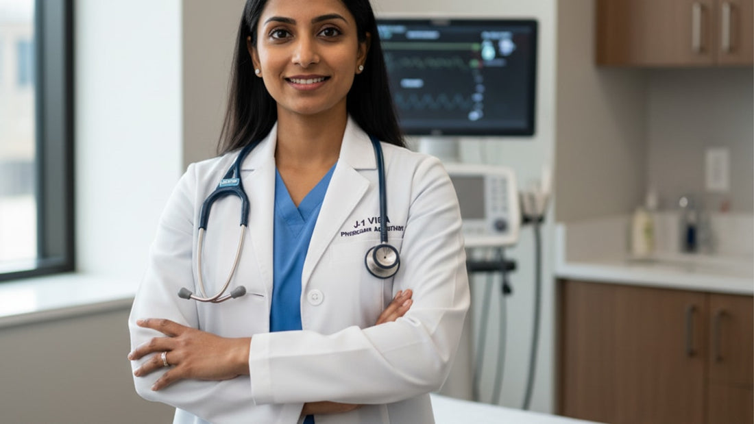 j-1 visa physician assistant - Professional illustration