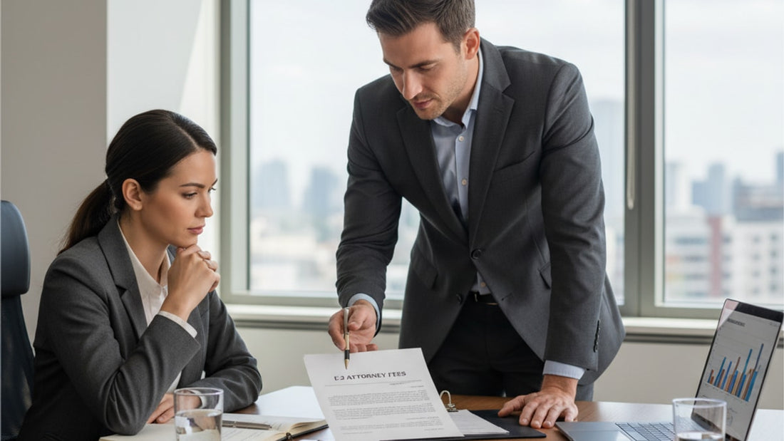 e-2 attorney fees explained - Professional illustration