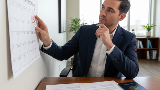 how long does p-1b take - Professional illustration