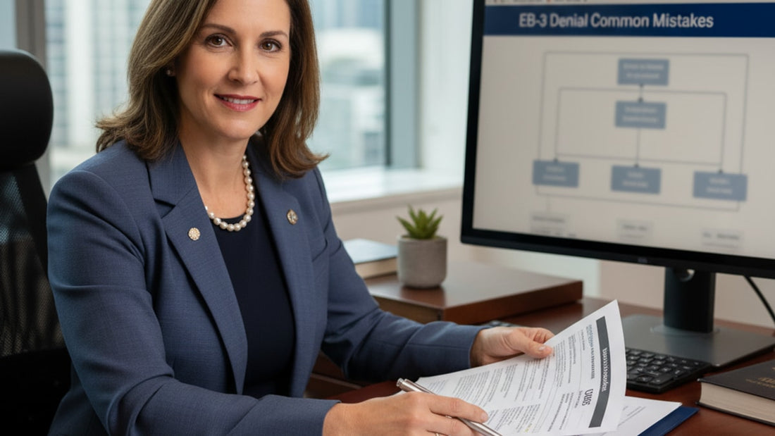 avoiding eb-3 denial common mistakes - Professional illustration