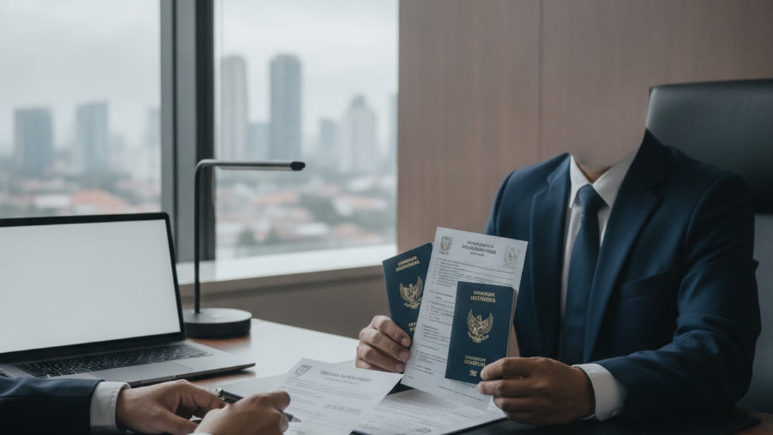 b-1/b-2 visa indonesia - Professional illustration