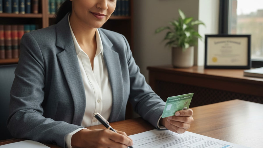lost green card replacement process - Professional illustration