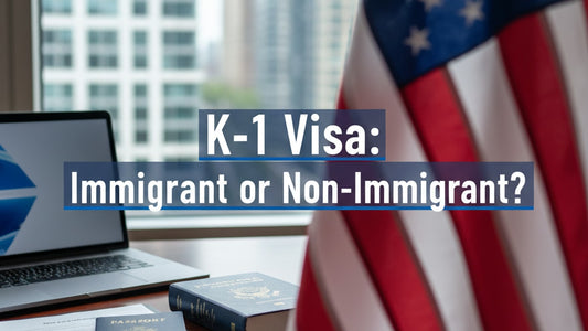 Blog Post: is a k1 visa an immigrant visa - Professional illustration