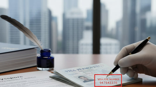 Blog Post: what is non immigrant visa number - Professional illustration