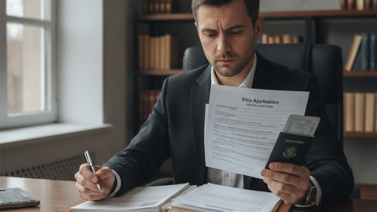 visa denial reasons most common - Professional illustration