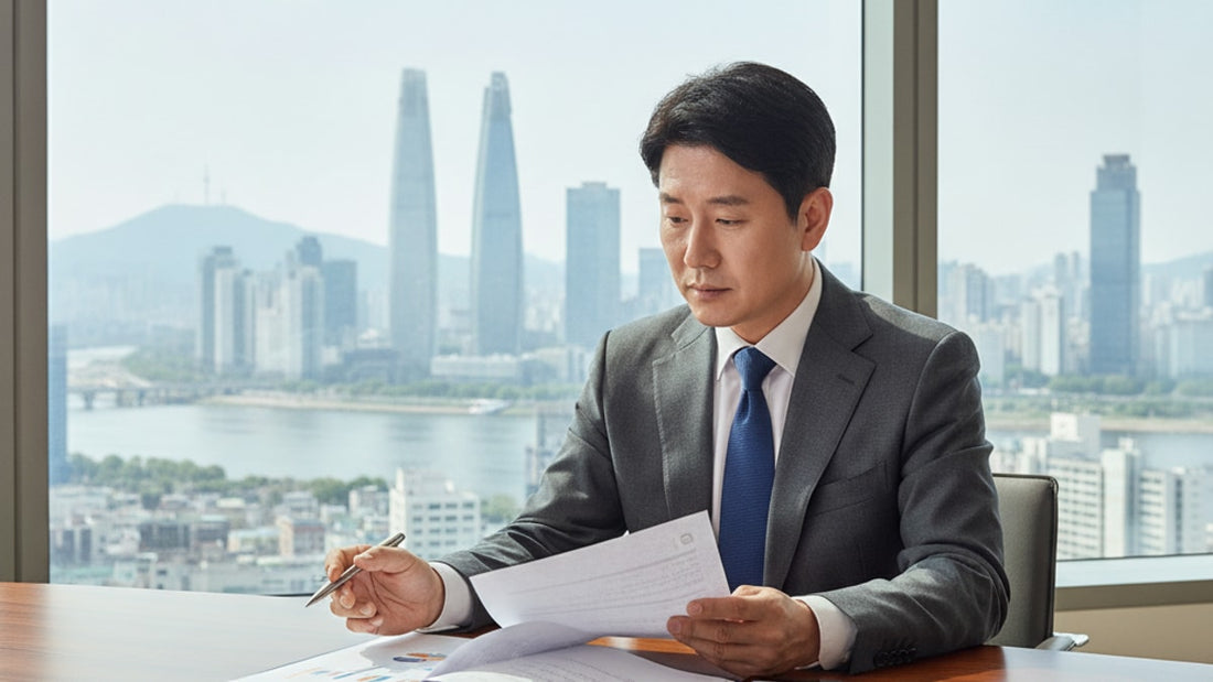 e-2 visa korea - Professional illustration