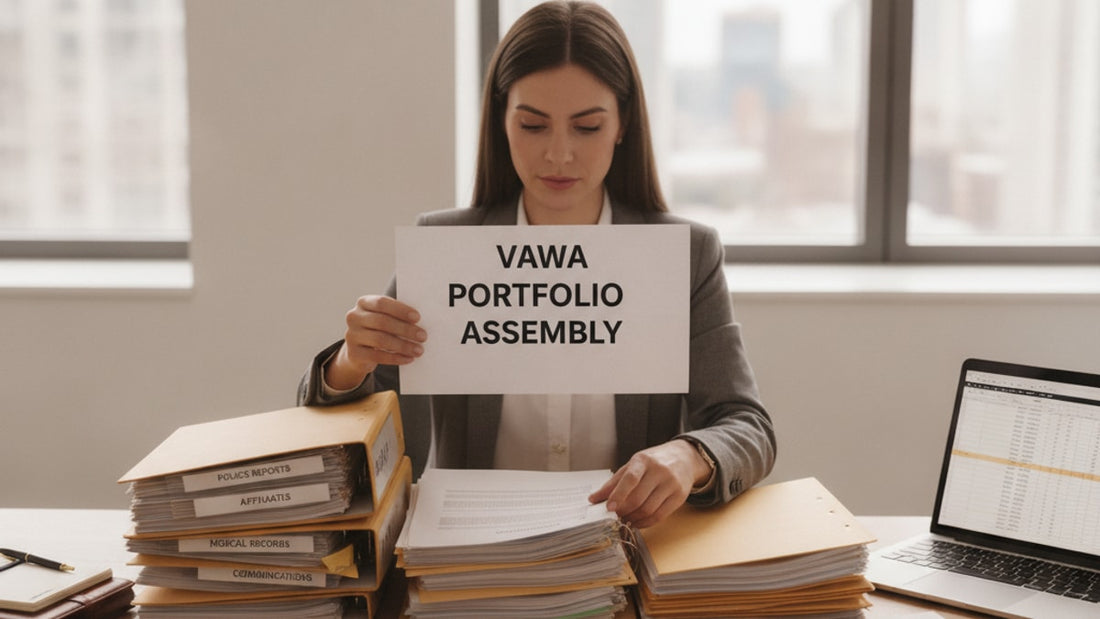 vawa evidence portfolio assembly - Professional illustration