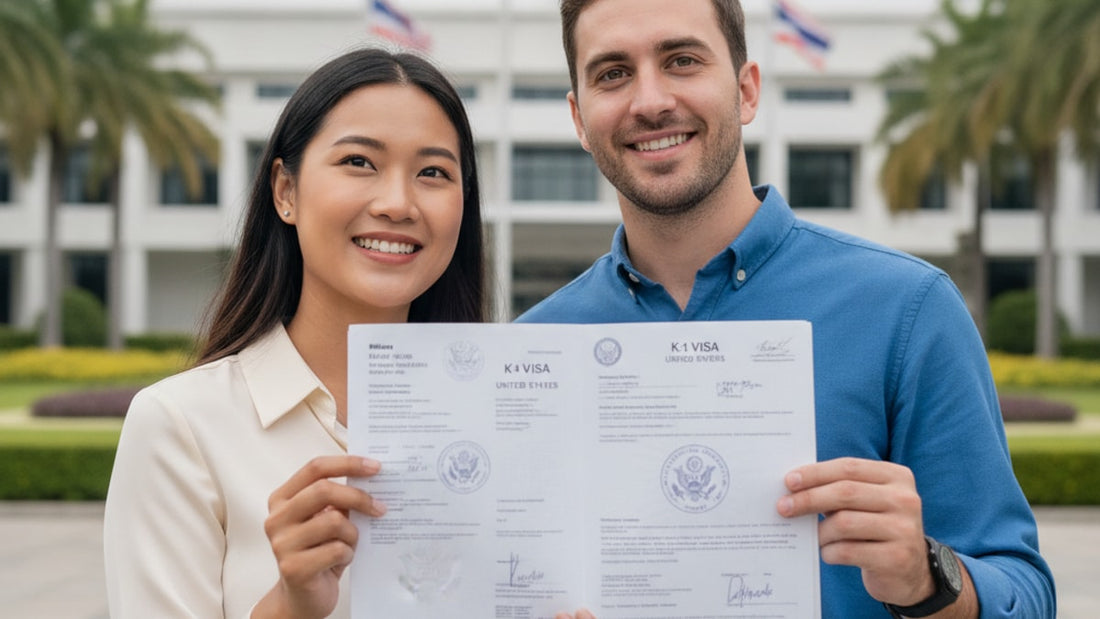k-1 visa thailand - Professional illustration