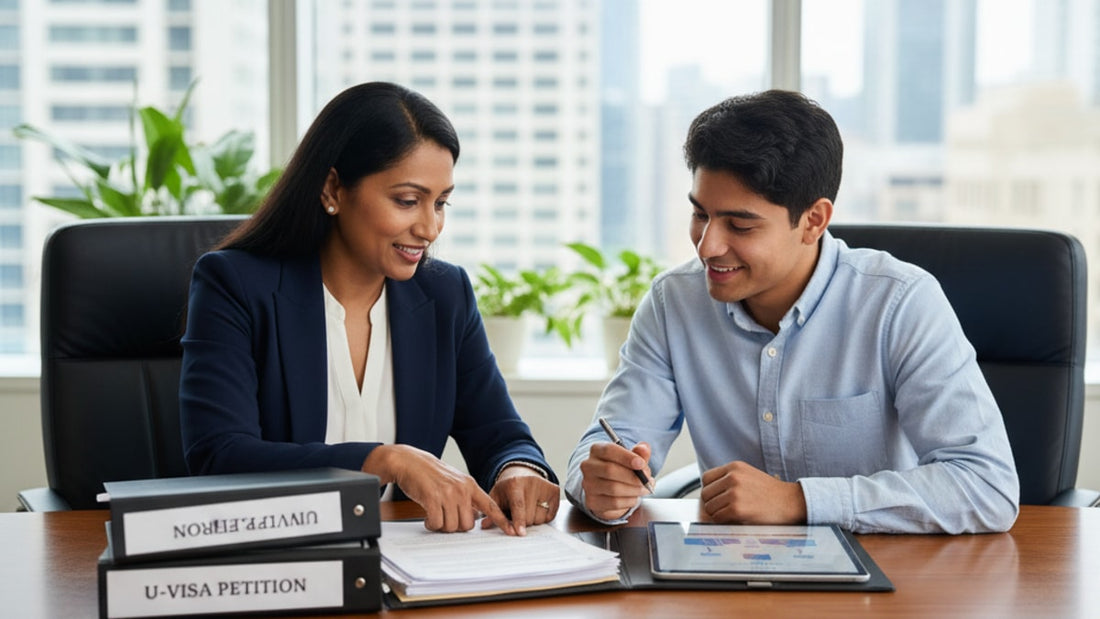 u visa process - Professional illustration