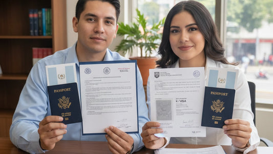 k-1 visa guatemala - Professional illustration
