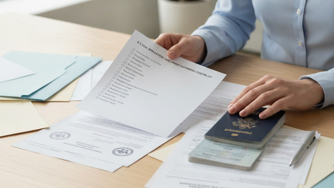 k-1 document gathering checklist - Professional illustration