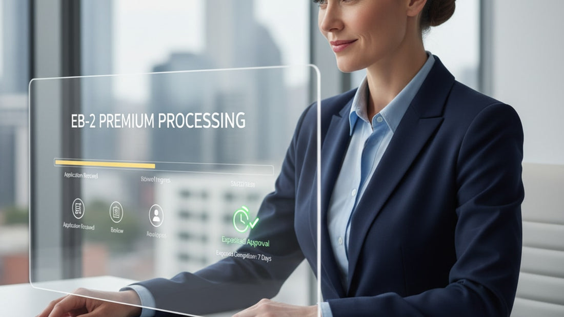 eb-2 premium processing - Professional illustration