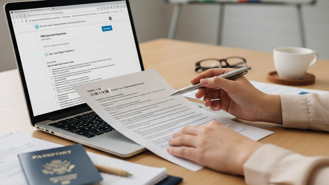 Blog Post: how to apply for h1b visa - Professional illustration