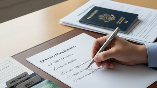 eb-4 form filing checklist - Professional illustration