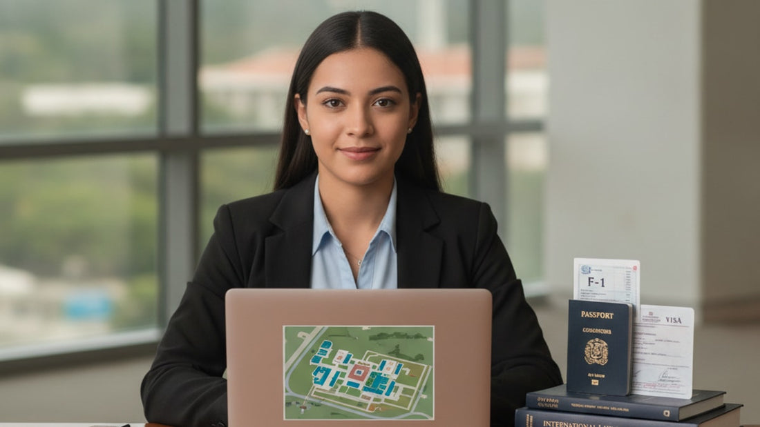 f-1 visa dominican republic - Professional illustration